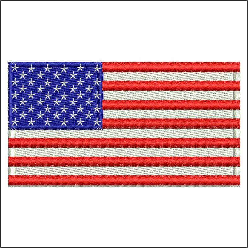 usa flag embroidery design for patriotic projects